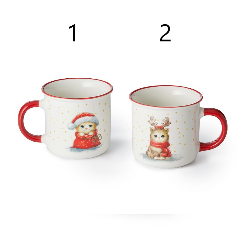 Tazza Christmas Cats in Ceramica – 350 ml