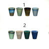 Set 4 bicchieri in due varianti colore