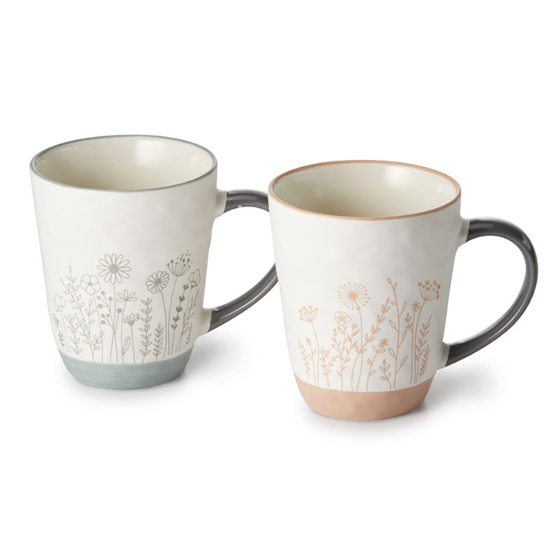 Tazza Anniki in Ceramica – 300 ml – Azzurra o Gialla