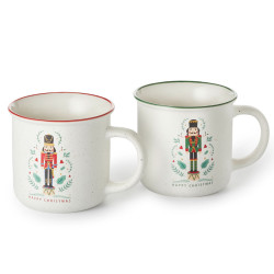 Tazza Schiaccianoci in Ceramica – 350 ml – Rossa o Verde