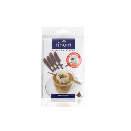 Set 4 Filter Sticks Finum – Bastoncini Reggi-Filtro per Tè e Infusi