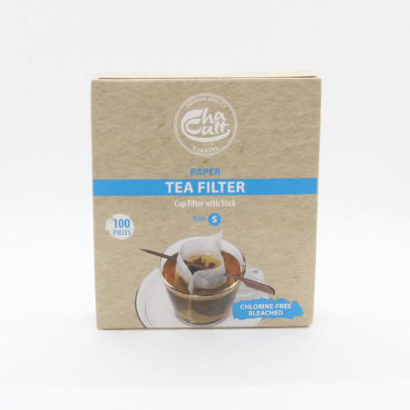 Bustine Filtro in Carta con Stecchino Taglia S – 100 pz Biodegradabili Monouso