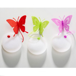 Colino da Tè Farfalla in Silicone con Catenella – 5 cm
