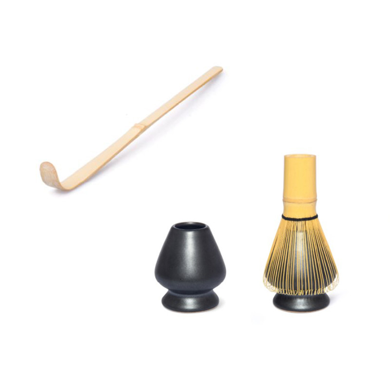 Set Matcha Completo – Chasen, Porta Chasen e Cucchiaio in Bambù