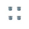 Set 4 coppette verde/azzurro